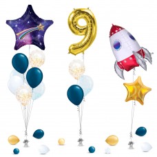 Space Star Balloons