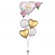 Sweet Baby Girl 5pcs Balloons