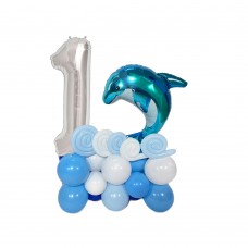 Dolphin Balloon Stand