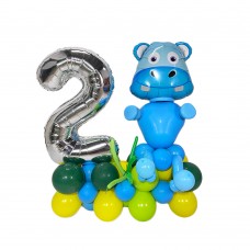 Hippo Balloon Stand