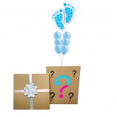 Blue Baby Feet Box