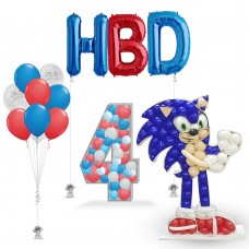 Sonic Balloon with Gift