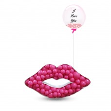 Lips Frame Balloon