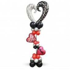 Valentine Balloon Stand Set 4