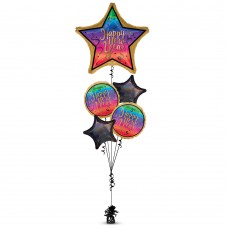 Colorful New Year Balloon