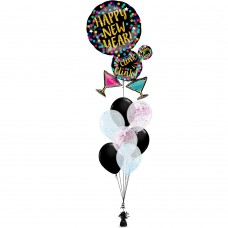 New Year Martini Bubble Balloon