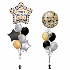 New Year Disco Star Balloon