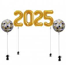 New Year 2025 with Disco Balloon 1