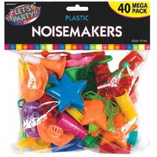 Assorted Colors Noisemakers Value Pack